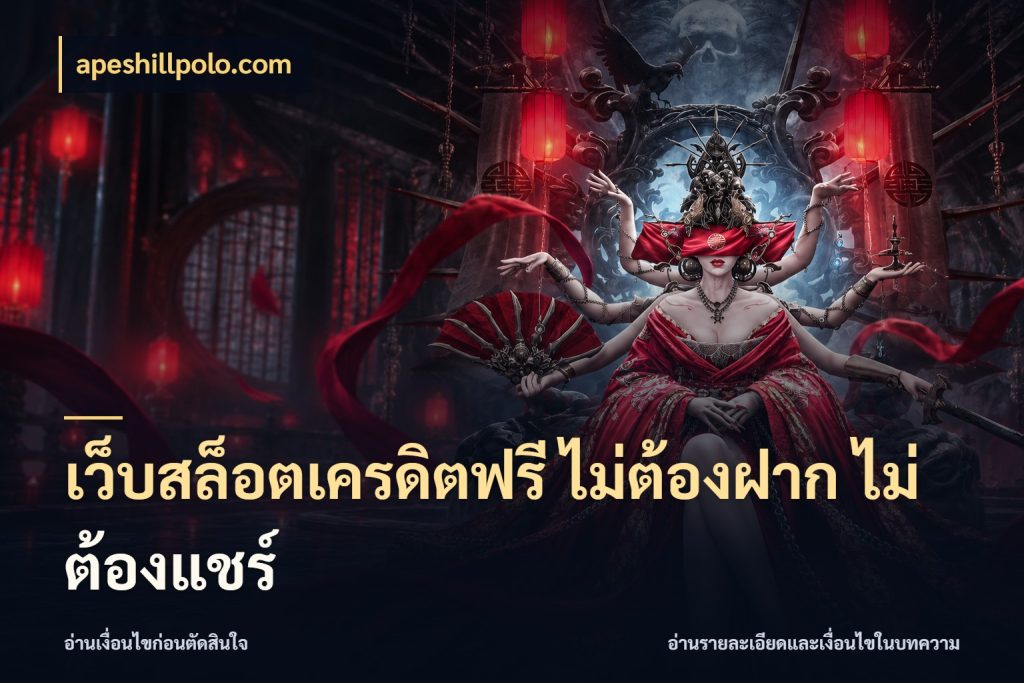 เว็บสล็อตเครดิตฟรี ไม่ต้องฝาก ไม่ต้องแชร์ เครดิตแต่ละรูปแบบมีมุมไหนให้ดู ในมุม apeshillpolo.com