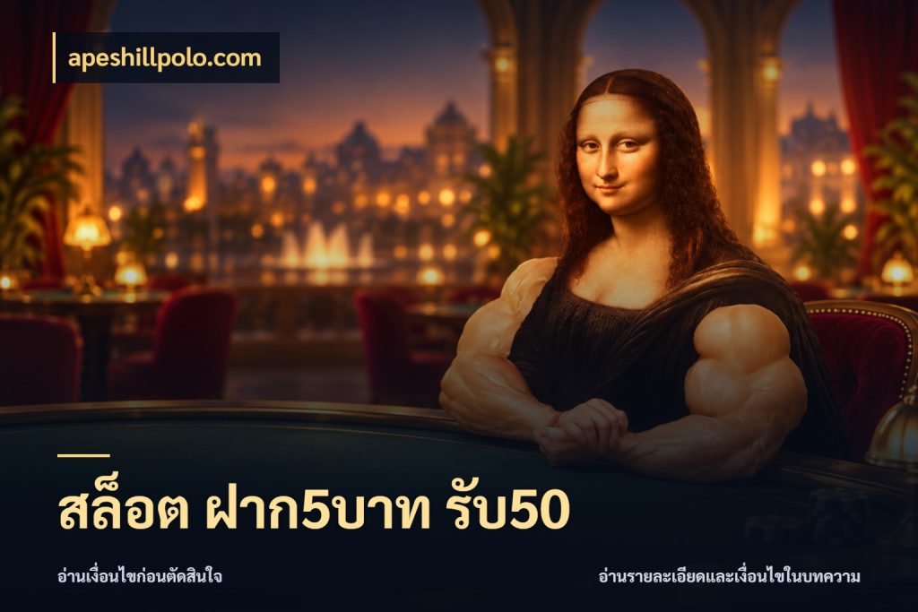 สล็อต ฝาก5บาท รับ50 apeshillpolo.com จับคู่โบนัสกับสไตล์เกมที่ชอบ