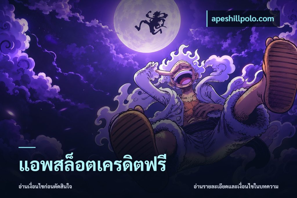 แอพสล็อตเครดิตฟรี