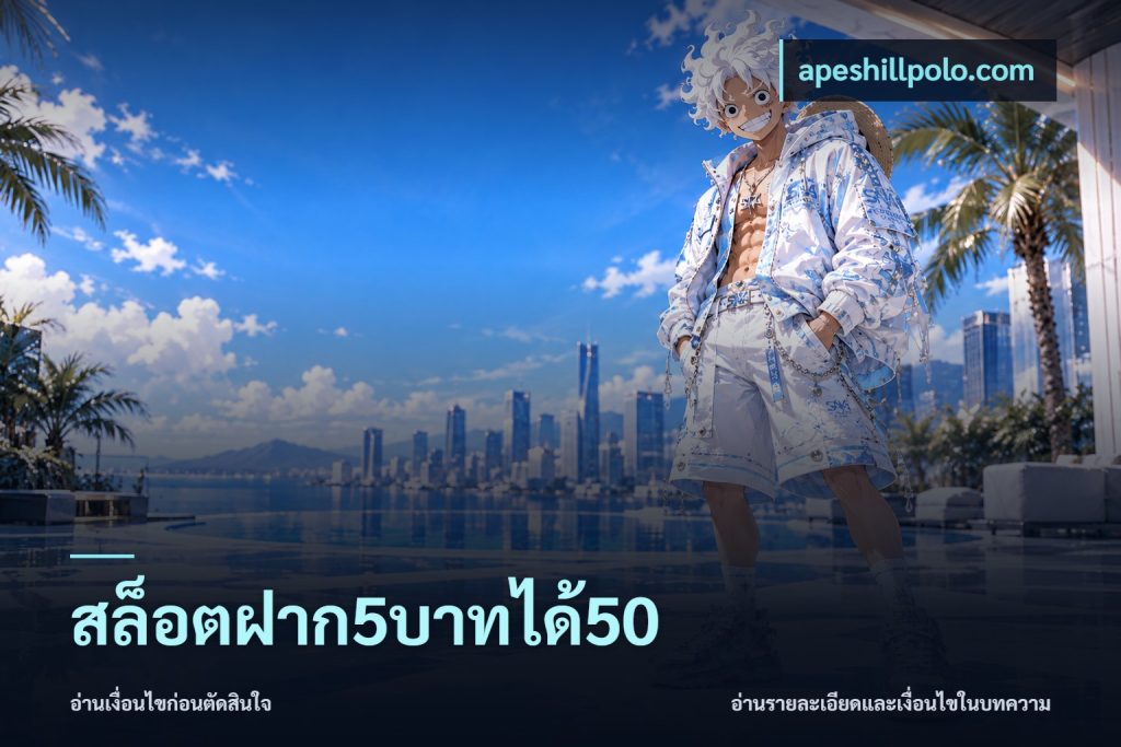 สล็อตฝาก5บาทได้50