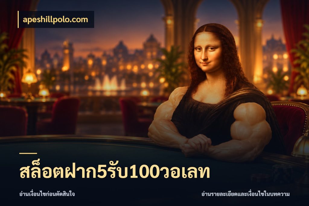สล็อตฝาก5รับ100วอเลท สีสันของโปรฝากและยอดรับ กับ apeshillpolo.com