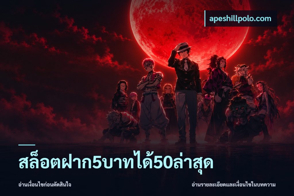 สล็อตฝาก5บาทได้50ล่าสุด