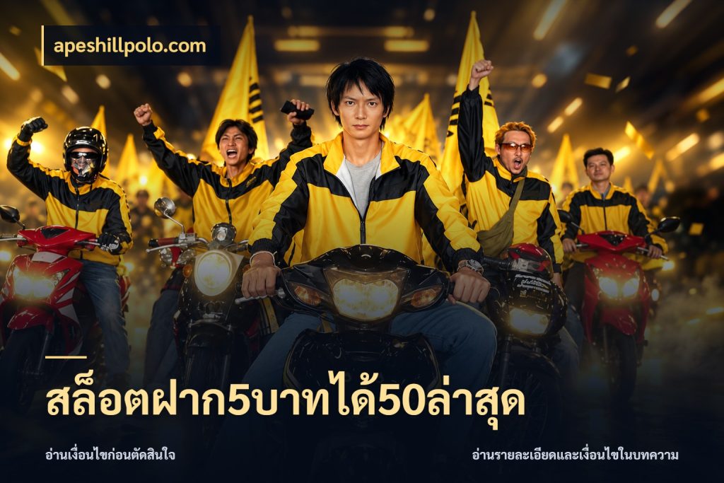 สล็อตฝาก5บาทได้50ล่าสุด เปิดมุมโปรให้เข้ากับเกมแนวโปรด กับ apeshillpolo.com
