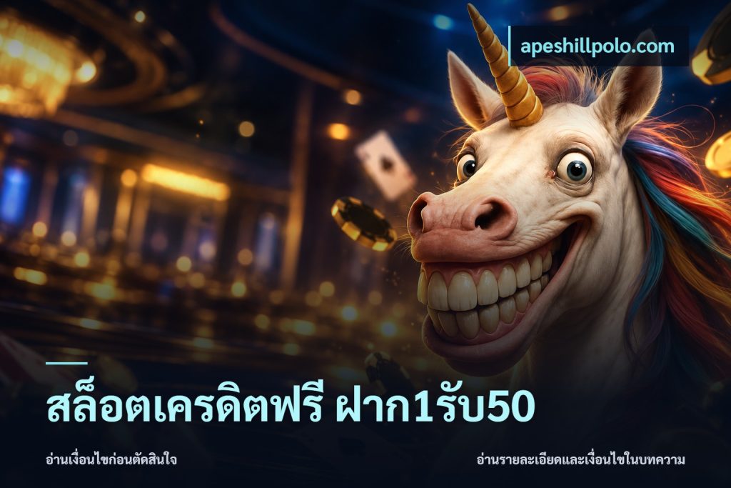 สล็อตเครดิตฟรี ฝาก1รับ50