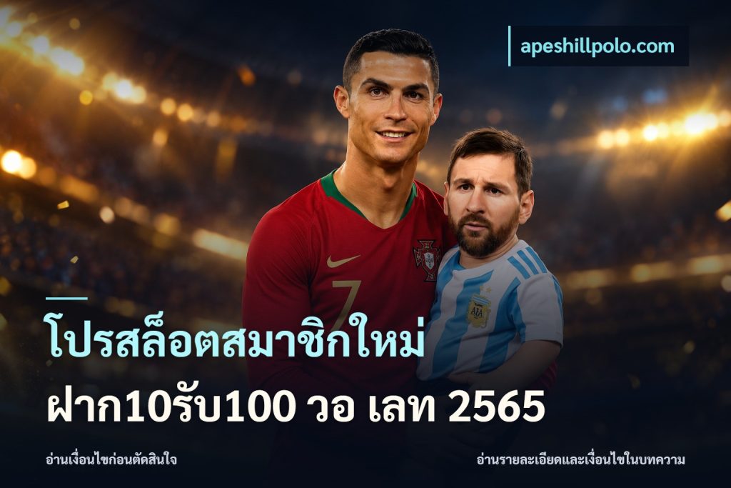โปรสล็อตสมาชิกใหม่ ฝาก10รับ100 วอ เลท 2565