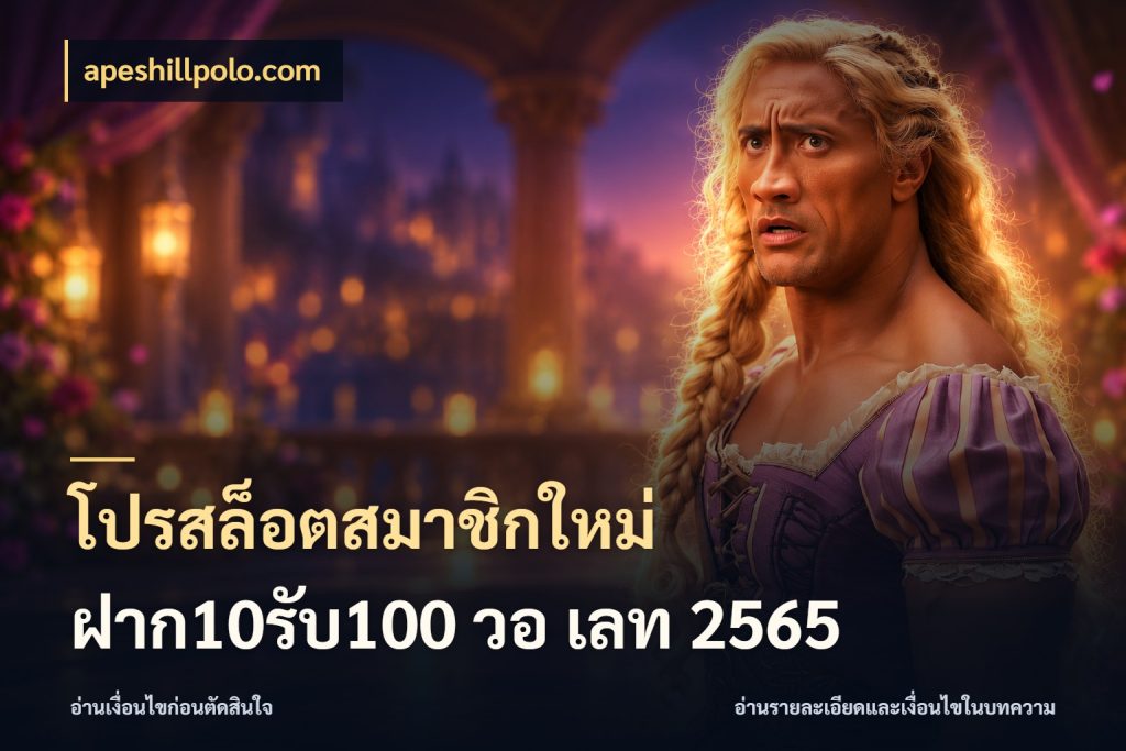 โปรสล็อตสมาชิกใหม่ ฝาก10รับ100 วอ เลท 2565 apeshillpolo.com เปิดมุมโปรให้เข้ากับเกมแนวโปรด