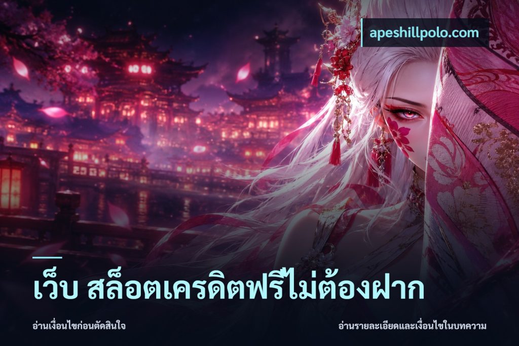เว็บ สล็อตเครดิตฟรีไม่ต้องฝาก
