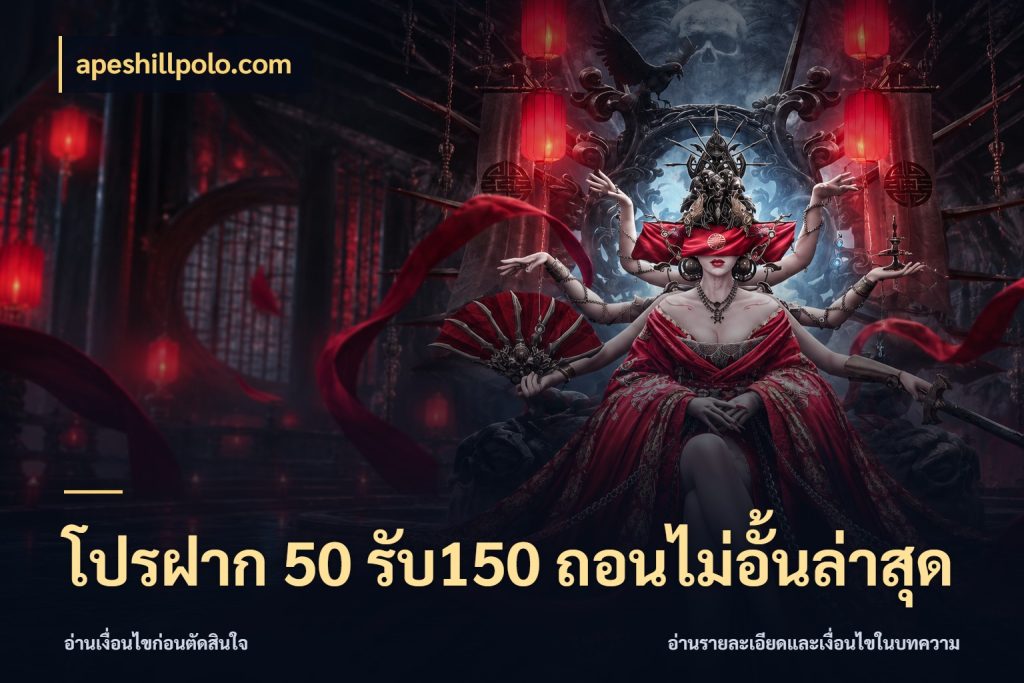 โปรฝาก 50 รับ150 ถอนไม่อั้นล่าสุด apeshillpolo.com จับประเด็นยอดรับก่อนเลือกความสนุก