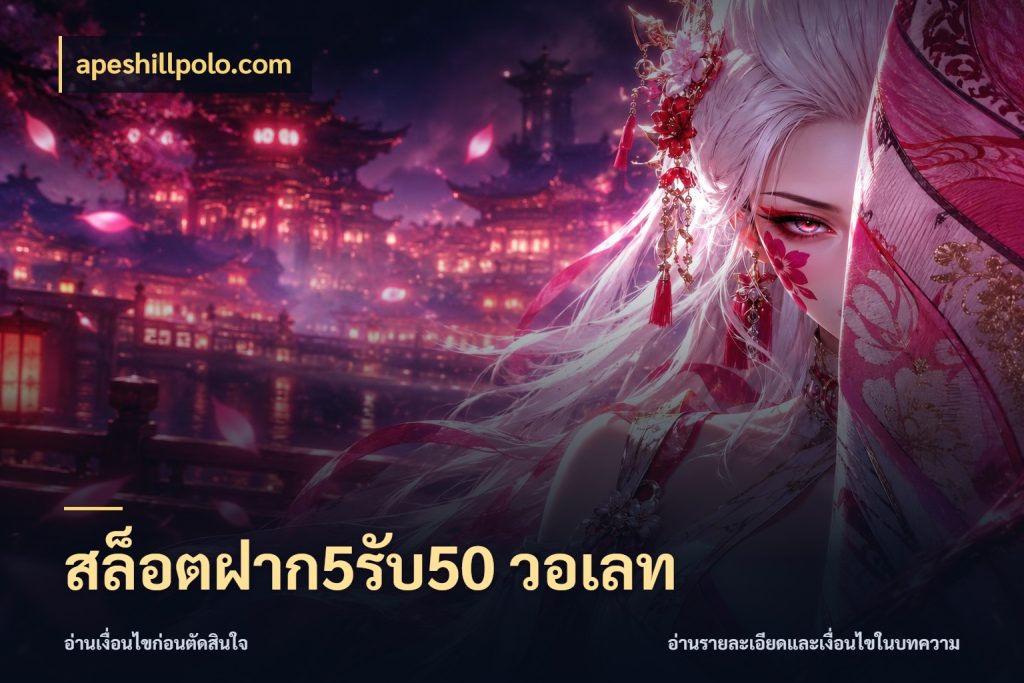 สล็อตฝาก5รับ50 วอเลท apeshillpolo.com ยอดฝากและยอดรับในมุมของคนชอบลุ้น