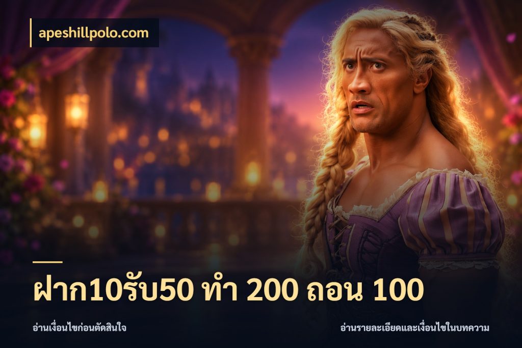 ฝาก10รับ50 ทํา 200 ถอน 100 apeshillpolo.com จับคู่โบนัสกับสไตล์เกมที่ชอบ