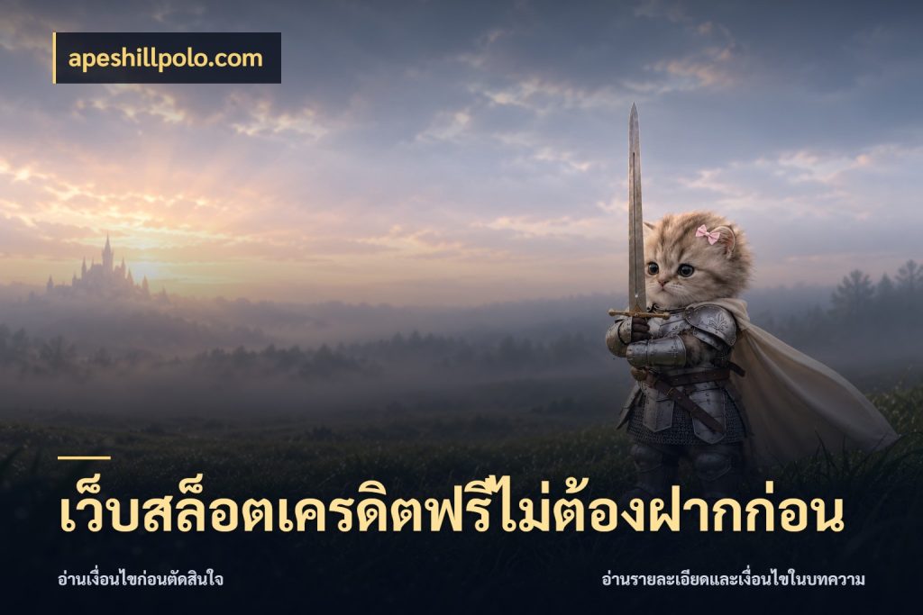 เว็บสล็อตเครดิตฟรีไม่ต้องฝากก่อน สายโบนัสเลือกมุมเครดิตให้ตรงสไตล์ ในมุม apeshillpolo.com