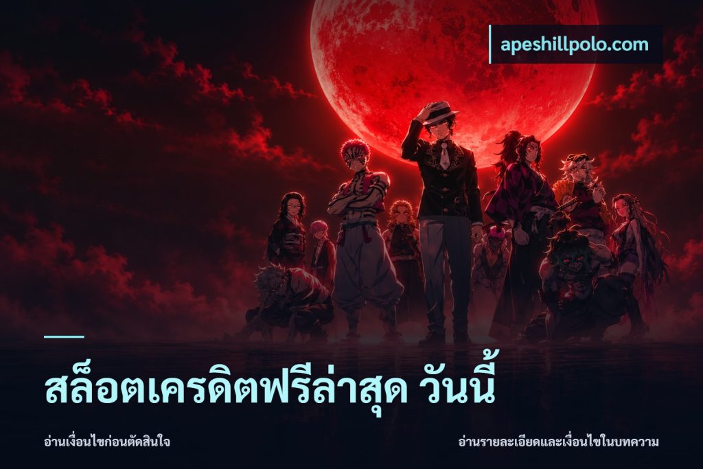 สล็อตเครดิตฟรีล่าสุด วันนี้