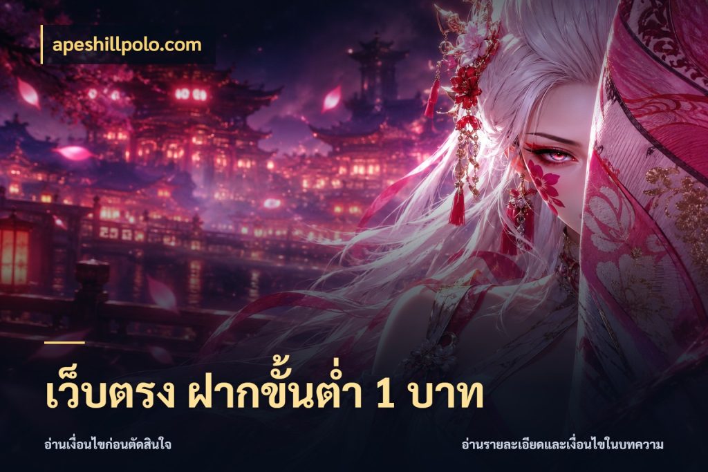 เว็บตรง ฝากขั้นต่ำ 1 บาท ยอดเริ่มต้นน่าจับตากับสิทธิ์ที่เกี่ยวข้อง สไตล์ apeshillpolo.com