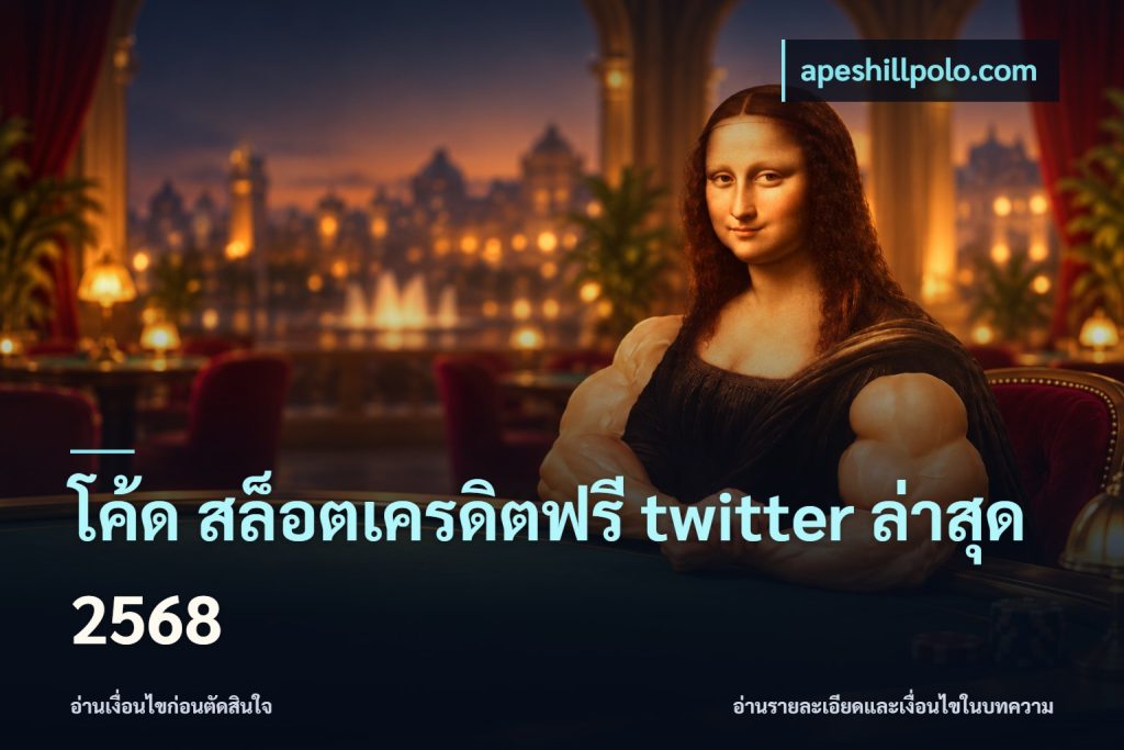 โค้ด สล็อตเครดิตฟรี twitter ล่าสุด 2568