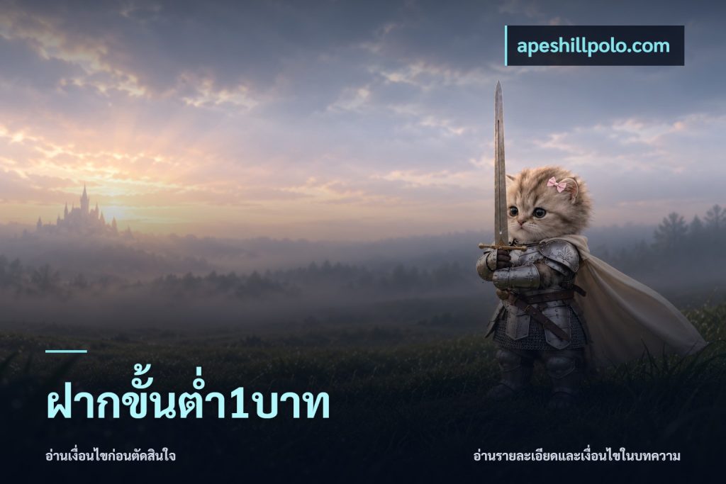 ฝากขั้นต่ำ1บาท