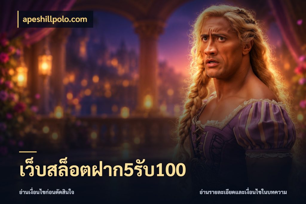 เว็บสล็อตฝาก5รับ100 จุดเด่นของเครดิตที่คนชอบเกมอยากรู้ ในมุม apeshillpolo.com