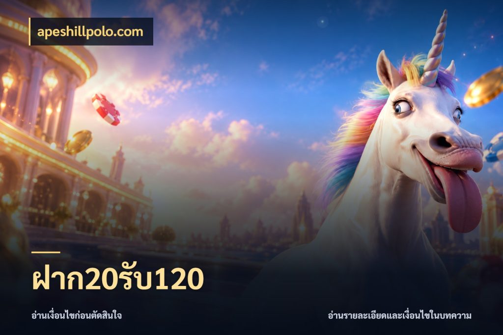 ฝาก20รับ120 รูปแบบโบนัสกับสิทธิ์ของสายเกม สไตล์ apeshillpolo.com