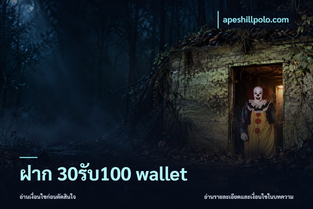 ฝาก 30รับ100 wallet