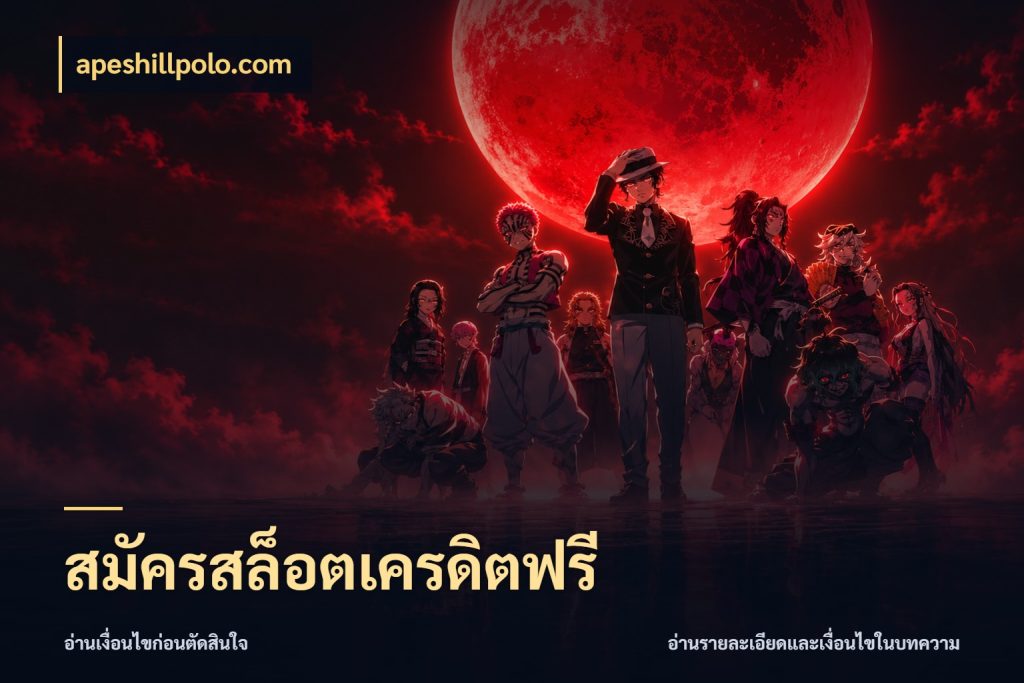 สมัครสล็อตเครดิตฟรี apeshillpolo.com สิทธิ์ที่สายโบนัสสนใจกับวิธีรับ