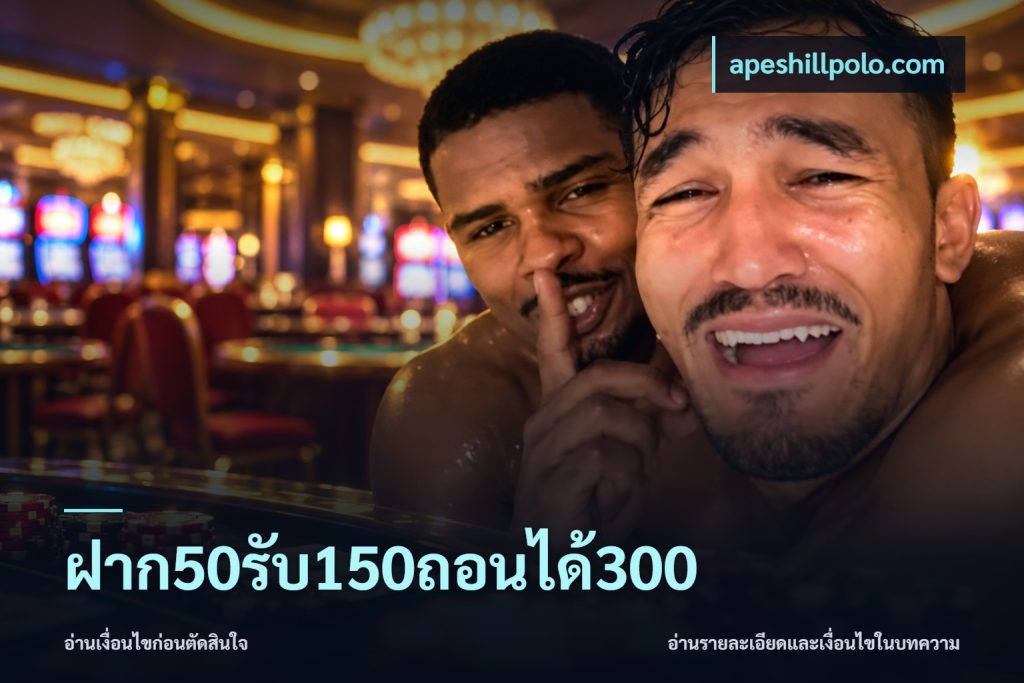 ฝาก50รับ150ถอนได้300