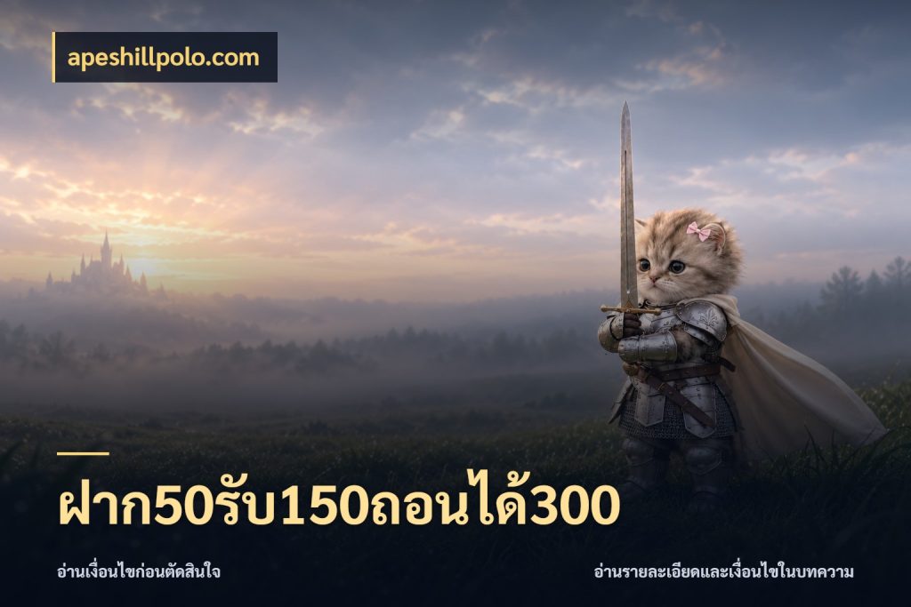 ฝาก50รับ150ถอนได้300 apeshillpolo.com เครดิตกับรูปแบบโปรที่ตรงใจ