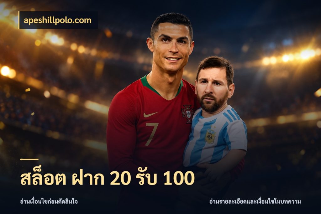 สล็อต ฝาก 20 รับ 100 apeshillpolo.com สนุกกับตัวเลือกโปรในสไตล์ของคุณ