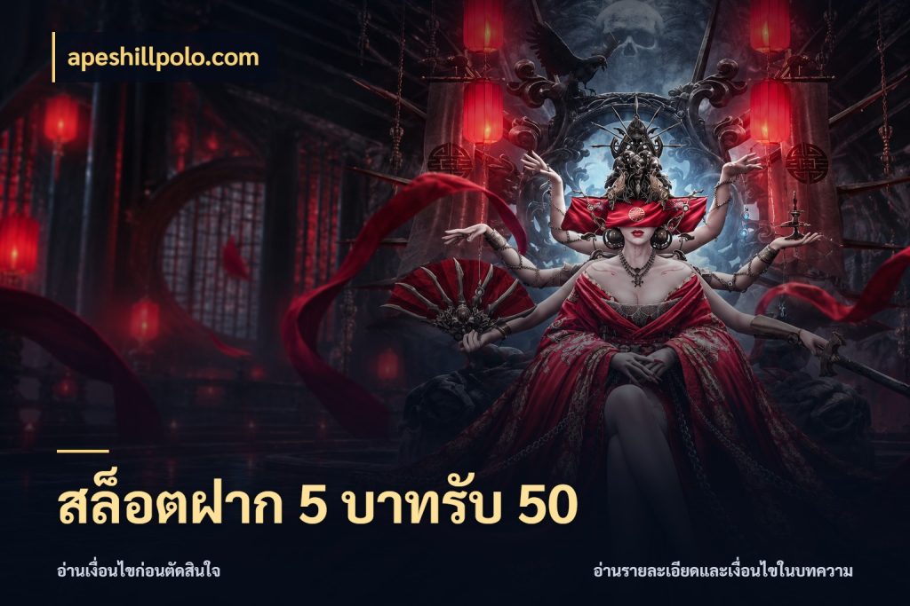 สล็อตฝาก 5 บาทรับ 50 สีสันของโปรฝากและยอดรับ กับ apeshillpolo.com
