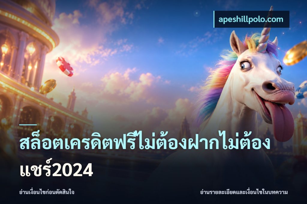 สล็อตเครดิตฟรีไม่ต้องฝากไม่ต้องแชร์2024
