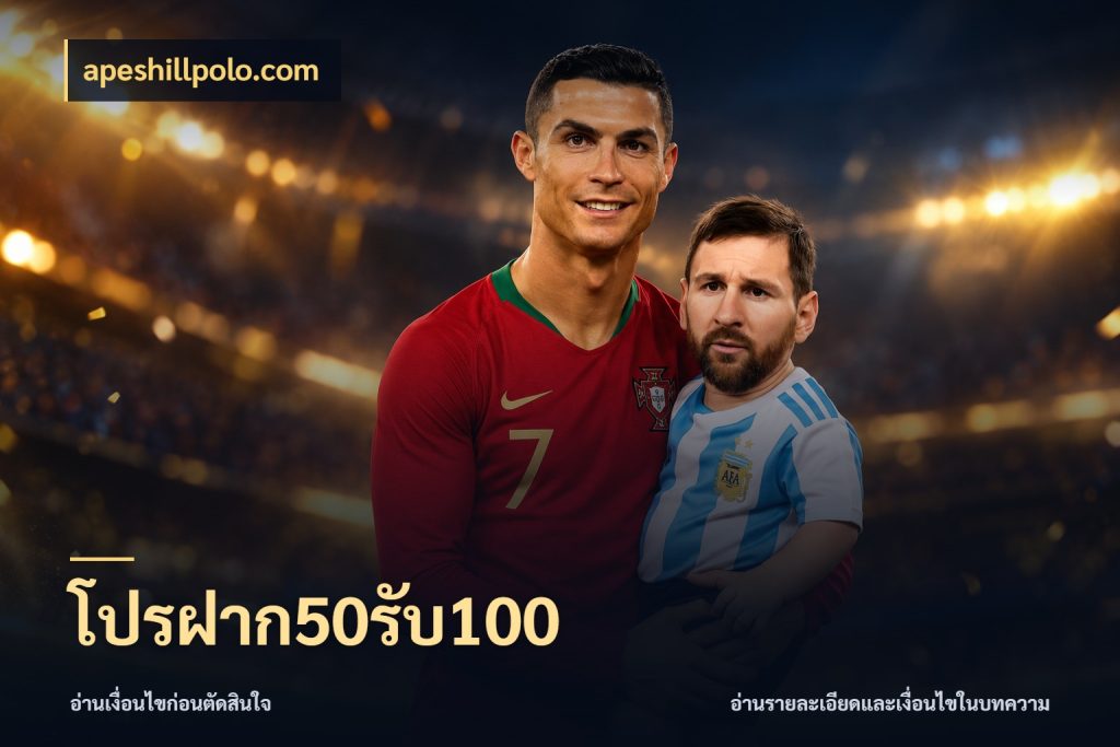 โปรฝาก50รับ100 เปิดมุมโปรให้เข้ากับเกมแนวโปรด สไตล์ apeshillpolo.com