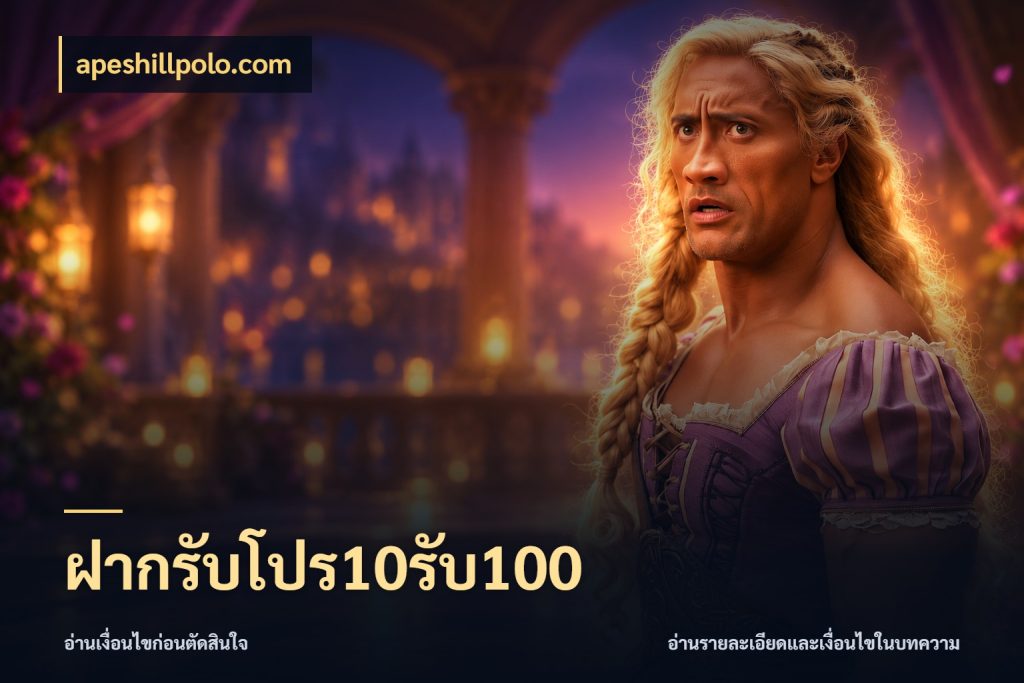 ฝากรับโปร10รับ100 จับประเด็นยอดรับก่อนเลือกความสนุก สไตล์ apeshillpolo.com