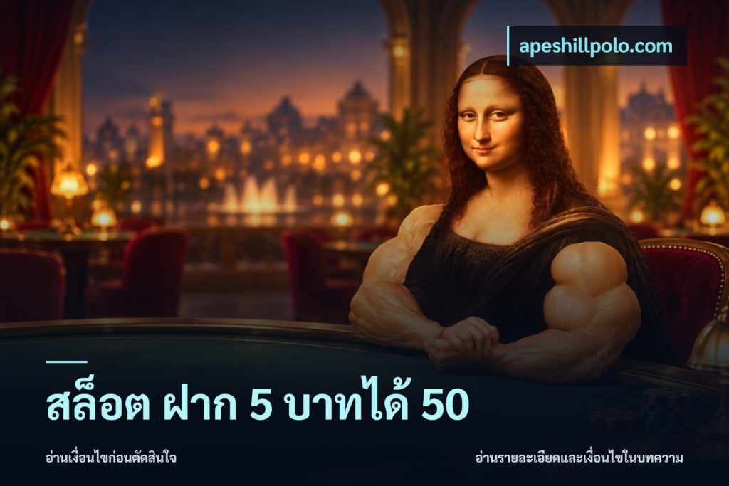 สล็อต ฝาก 5 บาทได้ 50