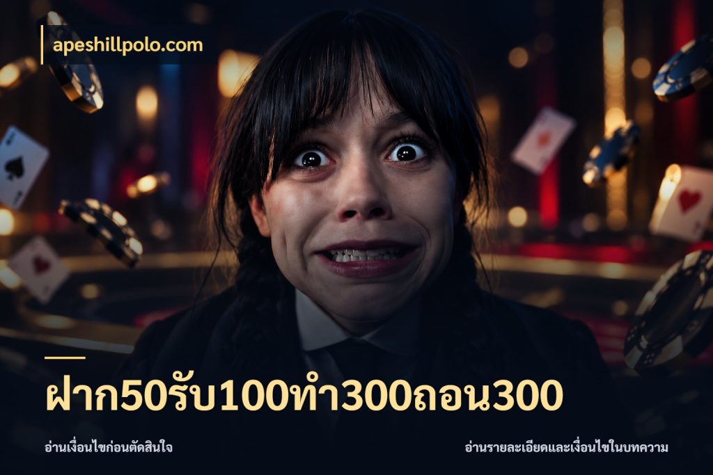 ฝาก50รับ100ทํา300ถอน300 apeshillpolo.com รูปแบบโบนัสกับสิทธิ์ของสายเกม