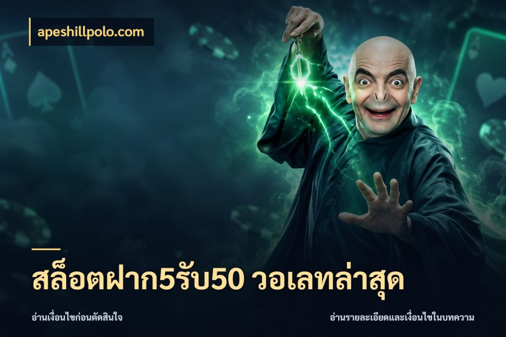 สล็อตฝาก5รับ50 วอเลทล่าสุด จุดเด่นของเครดิตที่คนชอบเกมอยากรู้ กับ apeshillpolo.com