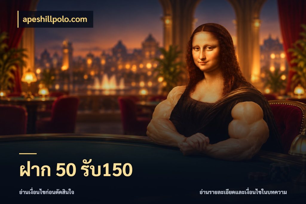 ฝาก 50 รับ150 สนุกกับตัวเลือกโปรในสไตล์ของคุณ กับ apeshillpolo.com