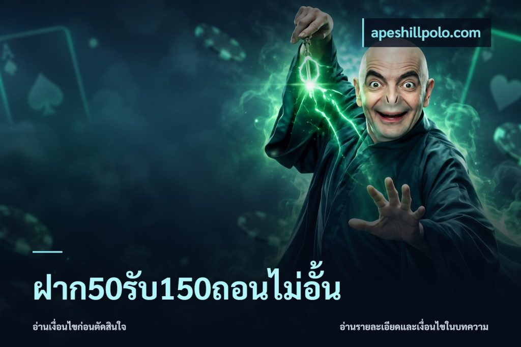 ฝาก50รับ150ถอนไม่อั้น