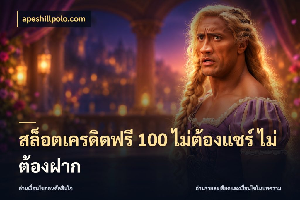 สล็อตเครดิตฟรี 100 ไม่ต้องแชร์ ไม่ต้องฝาก เครดิตแต่ละรูปแบบมีมุมไหนให้ดู กับ apeshillpolo.com
