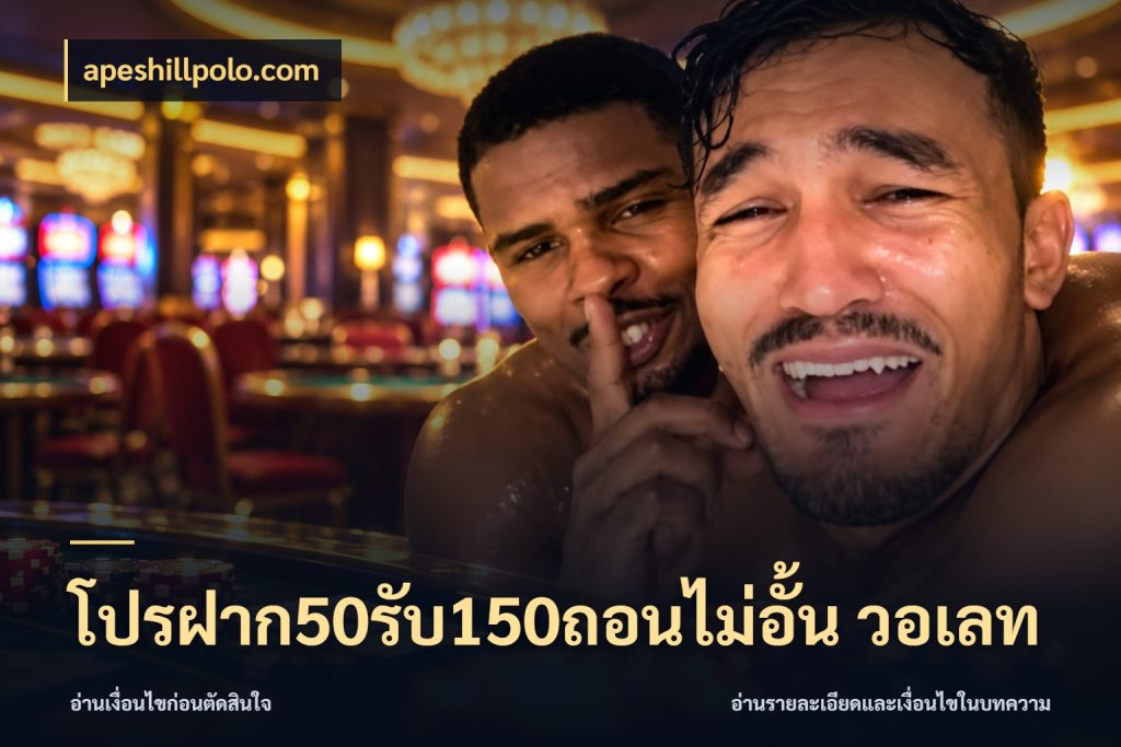 โปรฝาก50รับ150ถอนไม่อั้น วอเลท apeshillpolo.com รูปแบบโบนัสกับสิทธิ์ของสายเกม