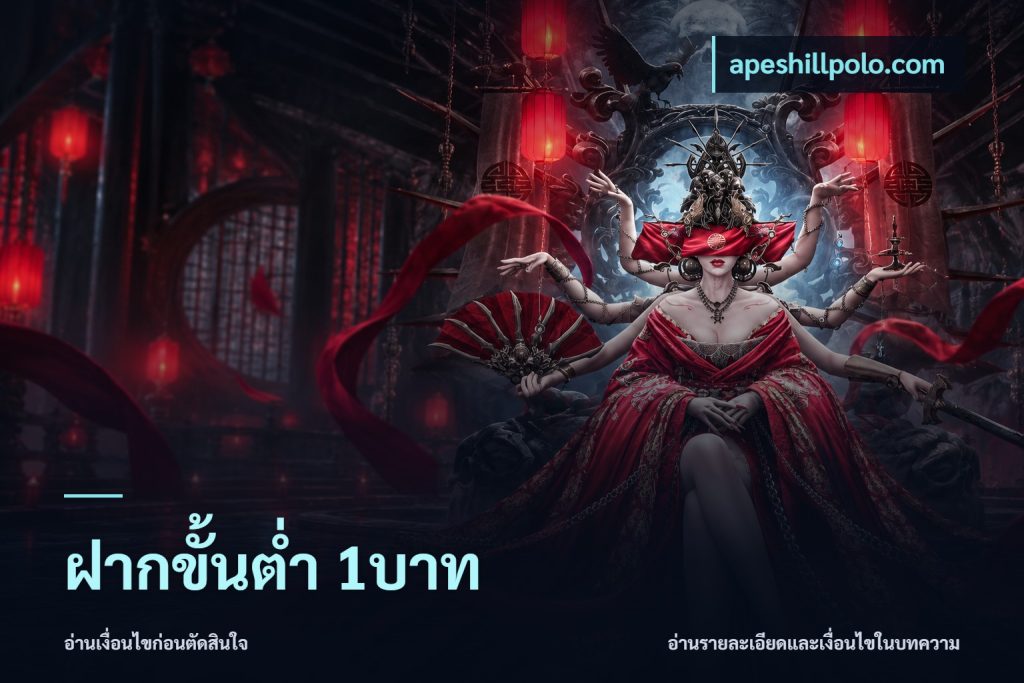 ฝากขั้นต่ำ 1บาท