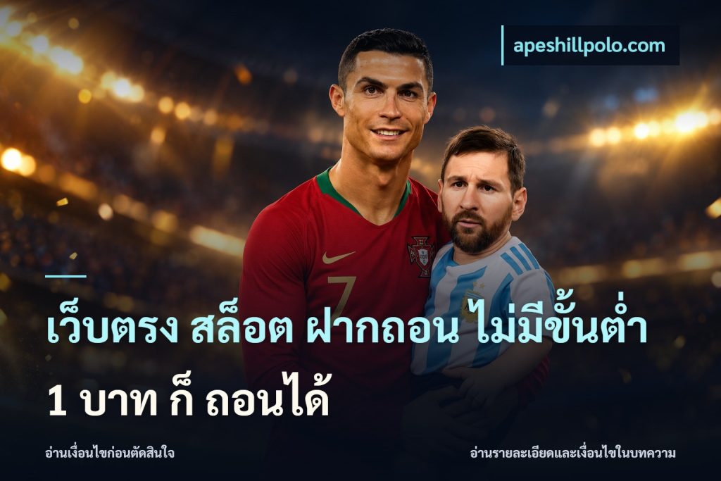 เว็บตรง สล็อต ฝากถอน ไม่มีขั้นต่ำ 1 บาท ก็ ถอนได้