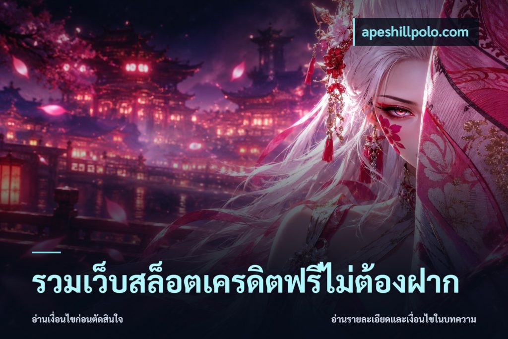 รวมเว็บสล็อตเครดิตฟรีไม่ต้องฝาก