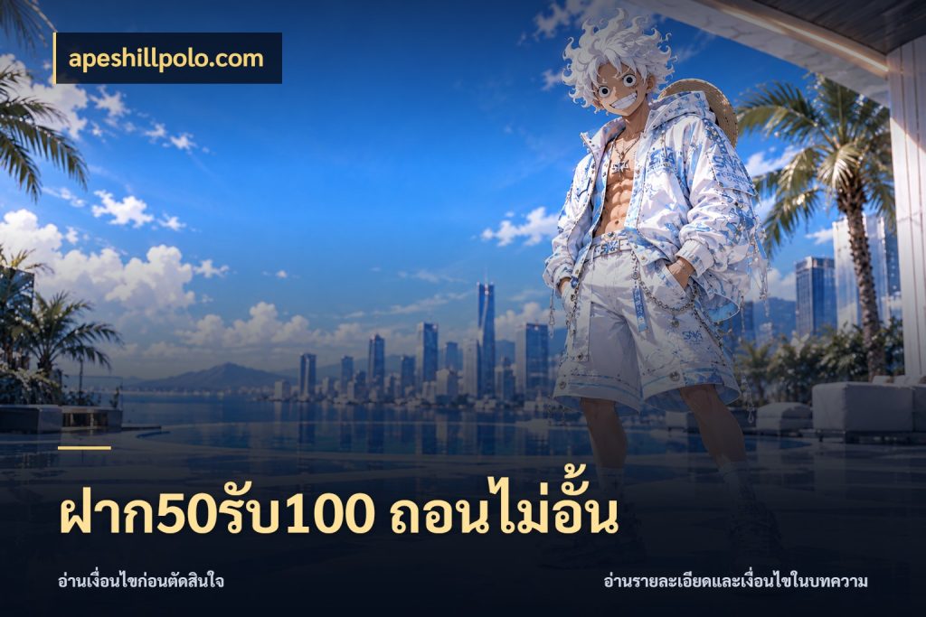 ฝาก50รับ100 ถอนไม่อั้น apeshillpolo.com จับคู่โบนัสกับสไตล์เกมที่ชอบ