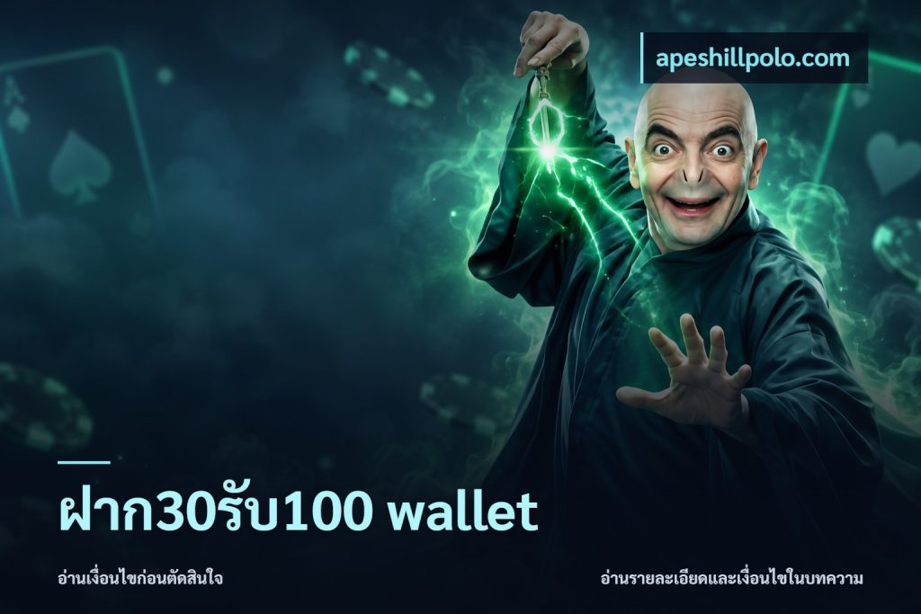 ฝาก30รับ100 wallet