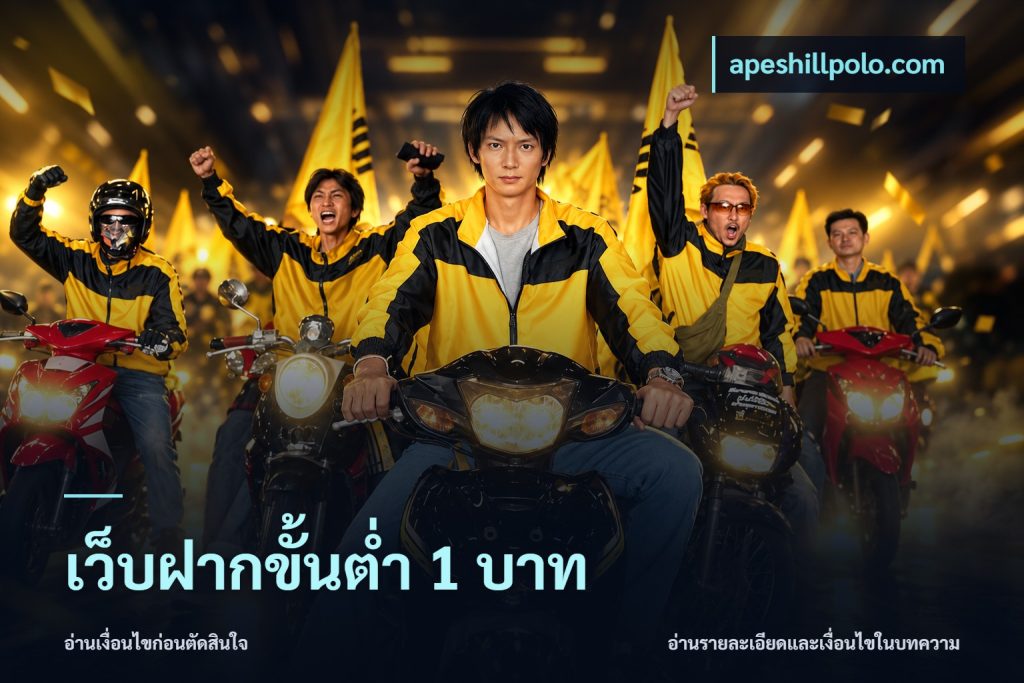 เว็บฝากขั้นต่ำ 1 บาท