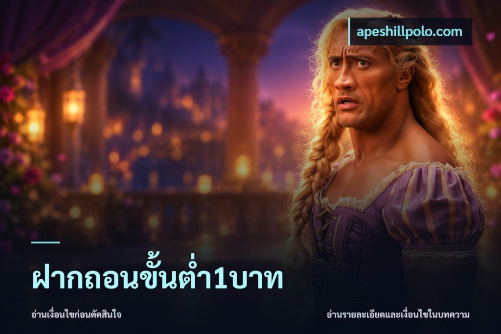 ฝากถอนขั้นต่ำ1บาท