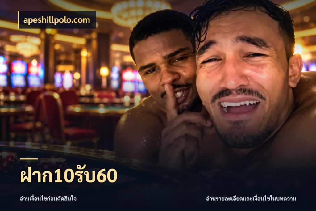 ฝาก10รับ60 สนุกกับตัวเลือกโปรในสไตล์ของคุณ กับ apeshillpolo.com